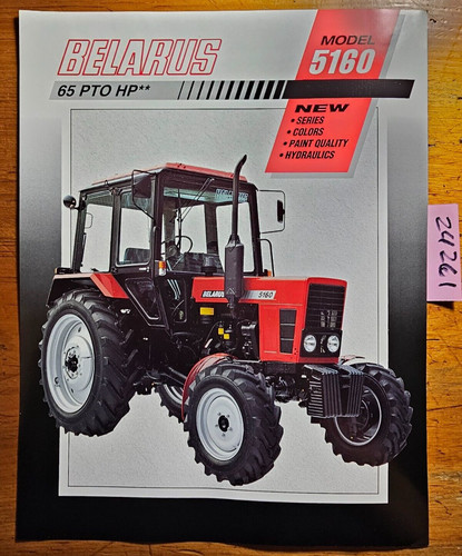 Belarus 5160 tractor brochure - belarus,